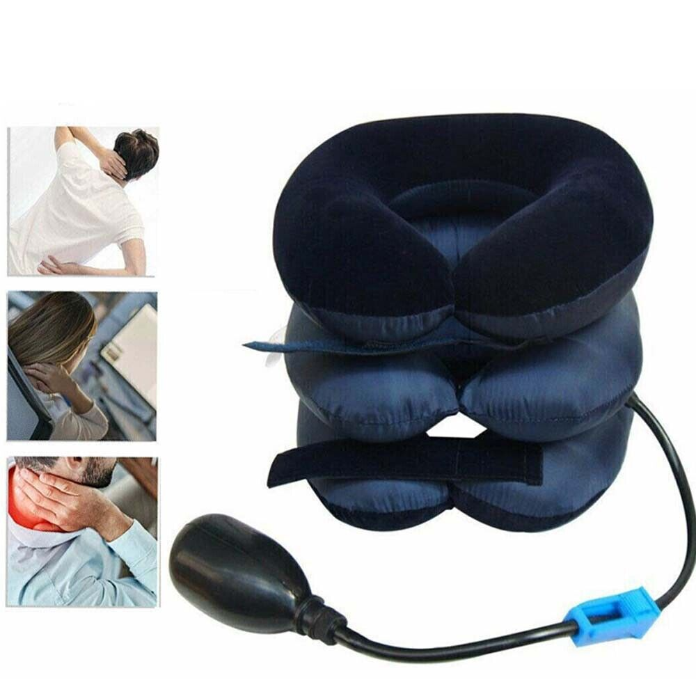 Cervical Neck Traction Device Collar Brace Support Pain Relief