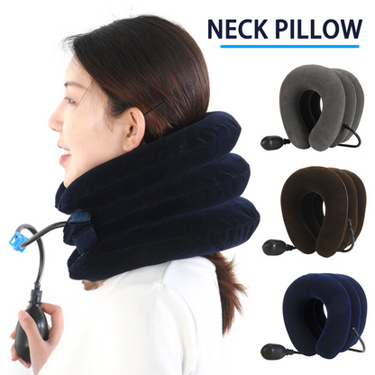 Cervical Neck Traction Device Collar Brace Support Pain Relief