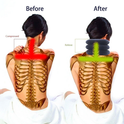 Cervical Neck Traction Device Collar Brace Support Pain Relief