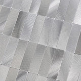 Wholesale 4 Sheets Peel and Stick Wall Tiles Backsplashes 12'' X 12'' Waterproof Metal Wall Stickers for Wall Decor 30cm Alloy