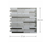 Vividtiles Wood Pattern Easy to DIY Self Adhesive Backsplash Vinyl Wallpaper 3D Peel and Stick Wall Tiles